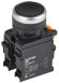 IEK Кнопка с фиксацией d=22мм 1NO+1NC чёрная MASTER IEK, MI-BT60-11T-3-21-K02