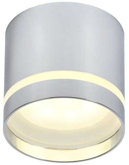 IEK LIGHTING Светильник 4016 накладной потолочный под лампу GX53 хром IEK, LT-UPB0-4016-GX53-1-K23