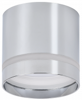 LIGHTING Светильник 4016 накладной потолочный под лампу GX53 хром IEK, LT-UPB0-4016-GX53-1-K23