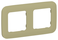 FLITE Рамка 2-местная РУ-2-А-ФлО оливковый IEK, FI-M22-31-20-K26