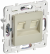 IEK SKANDY Розетка двойная TV+RJ45 кат.6 SK-A15B бежевый , SK-AK20-2-K10