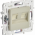 SKANDY Розетка двойная TV+RJ45 кат.6 SK-A15B бежевый IEK, SK-AK20-2-K10