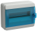 IEK TEKFOR Корпус пластиковый КМПн-12 IP65 синяя прозрачная дверь IEK, TF5-KP72-N-12-65-K03-K07