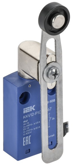 IEK Выключатель концевой C6N-108 регулируемый рычаг с роликом IP67 IEK, KKV12-P108-1-67