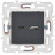 IEK SKANDY Розетка USB A+C 18Вт SK-R13G графит , SK-U22-018-K53
