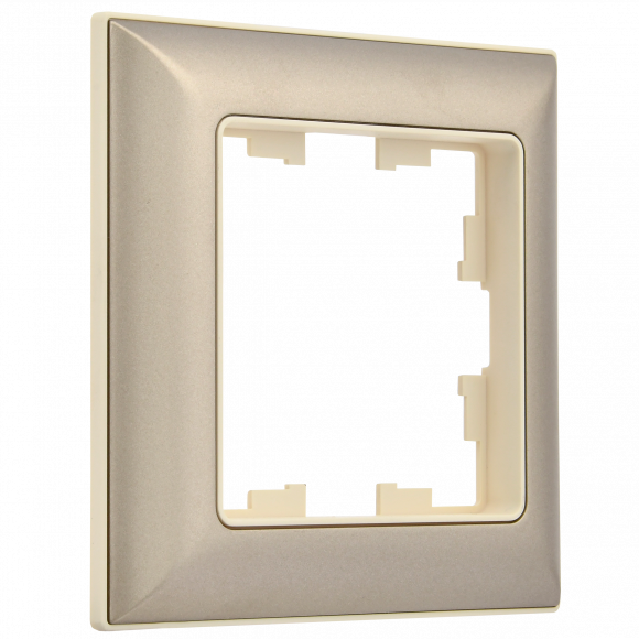 IEK BRITE Рамка 1-местная РУ-1-Бр бежевый/шампань IEK, BR-M12-12-3-K10 IEK BRITE Рамка 1-местная РУ-1-Бр бежевый/шампань IEK, BR-M12-12-3-K10