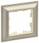 IEK BRITE Рамка 1-местная РУ-1-Бр бежевый/шампань IEK, BR-M12-12-3-K10 IEK BRITE Рамка 1-местная РУ-1-Бр бежевый/шампань IEK, BR-M12-12-3-K10