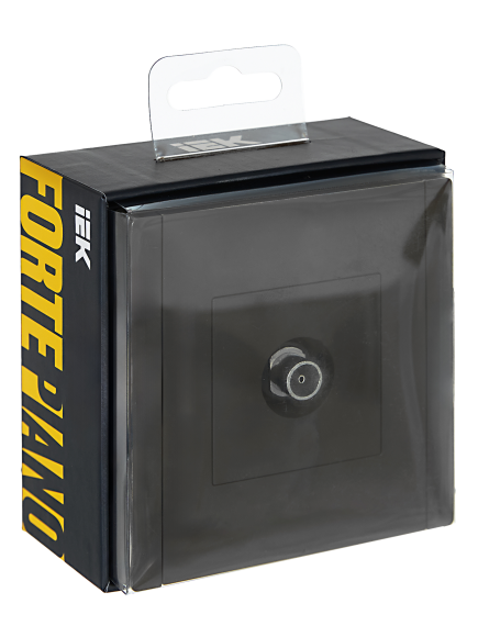 IEK FORTE&PIANO Розетка TV оконечная FP328 серый , FP-A10-O-K03