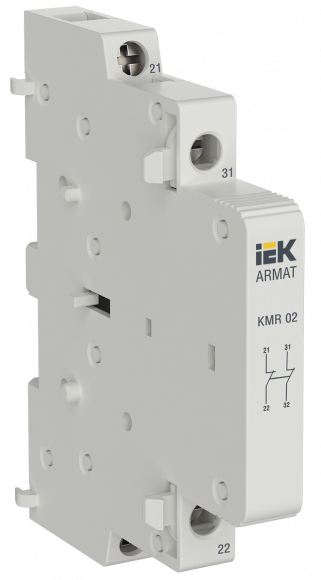 IEK ARMAT Дополнительный контакт для KMR 2НЗ IEK, AR-AUX-SCR-02-240-415