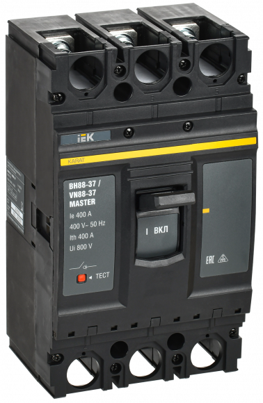 IEK KARAT MASTER Выключатель-разъединитель ВН88-37 3P 400А IEK, KAM-VN40-3-0400