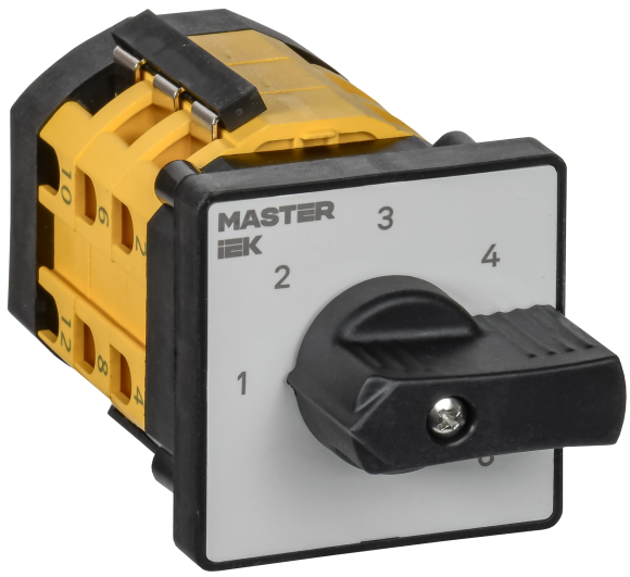 IEK Переключатель кулачковый стандартная рукоятка 10А схема 85 IEK, MI-CS10-010-085 IEK Переключатель кулачковый стандартная рукоятка 10А схема 85 IEK, MI-CS10-010-085