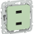 FLITE Розетка USB A+A 3,1А РЮ-2-ФлФ фисташковый IEK, FI-U21-D31-K93