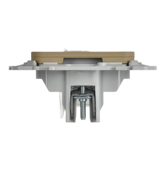 IEK FLITE Розетка компьютерная RJ45 категория 6 UTP РК6-1-0-ФлХ хаки IEK, FI-K12-2-K59