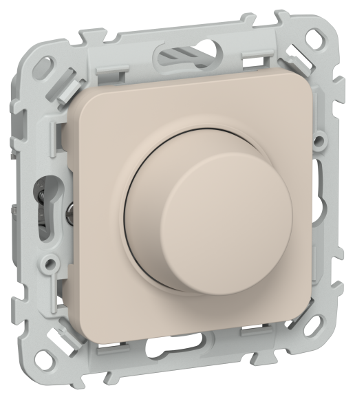 IEK FLITE Светорегулятор проходной TRIAC 550Вт СС26-5-12-ФлЛ льняной IEK, FI-D23-0550-P-K88