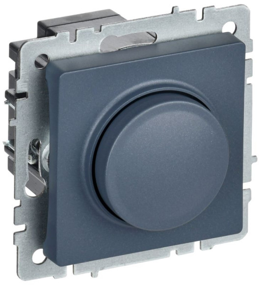IEK BRITE Светорегулятор поворотно-нажимной 600Вт СС10-1-0-БрМ маренго IEK, BR-D20-0600-K35