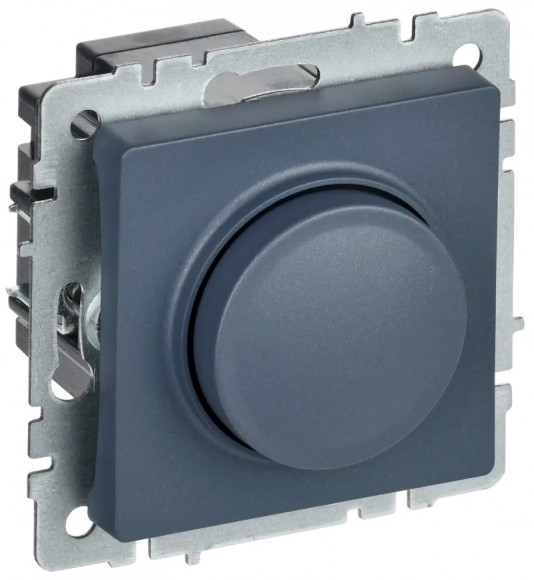 IEK BRITE Светорегулятор поворотно-нажимной 600Вт СС10-1-0-БрМ маренго IEK, BR-D20-0600-K35