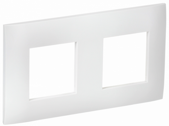 IEK SKANDY Рамка 2-местная SK-F02W арктический белый , SK-M22-K01