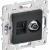 SKANDY Розетка двойная TV+RJ45 кат.6 SK-A15G графит IEK, SK-AK20-2-K53