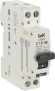 IEK ARMAT Автоматический выключатель дифференциального тока B06S 1P+NP C16 30мА тип AC (18мм) IEK, AR-B06S-1N-C16C030