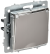 IEK BRITE Розетка 1-местная с заземлением с защитными шторками и крышкой 16А IP20 РСбш10-3-БрГН металл хром/никель IEK, BR-R16-16-M-K23