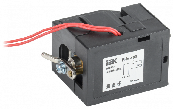 IEK Расцепитель независимый РНм-400 (РНм-37) 220В MASTER IEK, SVA40D-RN-02