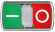 IEK Кнопка "I-O" без подсветки d=22мм 1NO+1NC MASTER IEK, MI-BT60-11R-3-21-K51