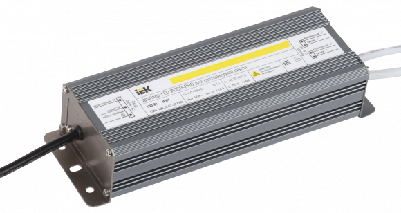 IEK Драйвер LED ИПСН-PRO 100Вт 12 В блок- шнуры IP67 IEK, LSP1-100-12-67-33-PRO