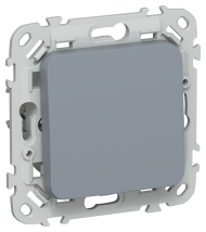 FLITE Выключатель 1-клавишный 10А ВС11-1-0-ФлМ маренго IEK, FI-V10-0-10-1-K35