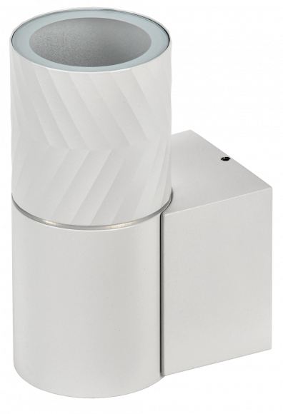 IEK LIGHTING Светильник уличный 5107 настенный под лампу GU10 IP65 белый IEK, LT-UBU0-5107-GU10-1-K01