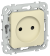 IEK FLITE Розетка без заземления с защитными шторками 10А РСш01-0-ФлН навахо IEK, FI-R13-10-K87