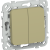 FLITE Выключатель жалюзи с блокировкой 10А ВЖ42-2-0-ФлО оливковый IEK, FI-V15-0-10-K26
