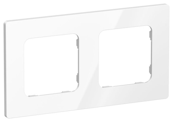 IEK FLITE Рамка 2-местная РУ-2-К-ФлБ белый IEK, FI-M22-32-20-K01, Classic IEK FLITE Рамка 2-местная РУ-2-К-ФлБ белый IEK, FI-M22-32-20-K01, Classic
