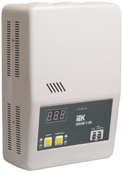 IEK Стабилизатор напряжения настенный серии Ecoline 5 кВА IEK, IVS27-1-05000