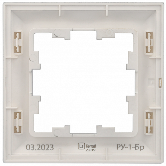 IEK BRITE Рамка 1-местная РУ-1-Бр алюминий/алюминий IEK, BR-M12-12-K47