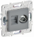 IEK SKANDY Розетка двойная TV+RJ45 кат.6 SK-A15Gr серый , SK-AK20-2-K03