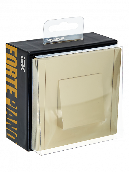 IEK FORTE&PIANO Вывод кабеля FP442 ваниль , FP-VK10-0-K10