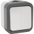 TORS Выключатель двухклавишный 10А IP55 TS205 серо-белый IEK, TS-V20-0-10-55-K41