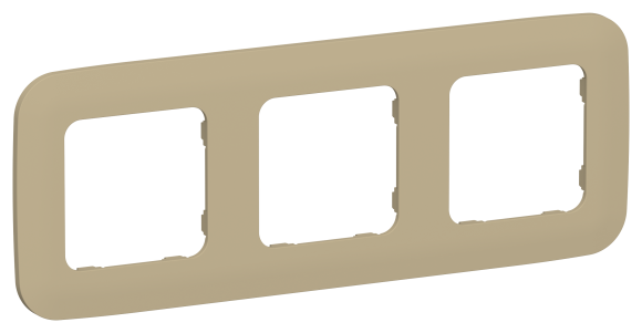 IEK FLITE Рамка 3-местная РУ-3-А-ФлХ хаки IEK, FI-M32-31-20-K59