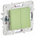 IEK SKANDY Выключатель 2-клавишный перекрестный 10А SK-V06G мятный , SK-V23-0-10-K06