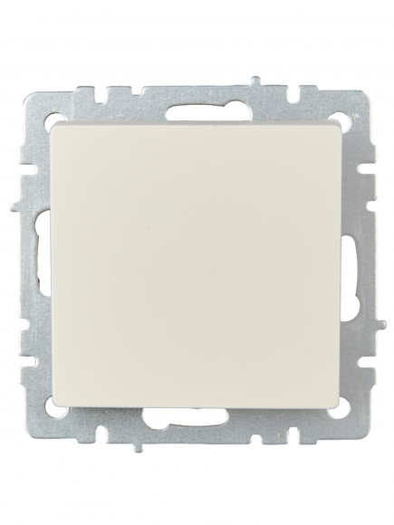 IEK BRITE Выключатель 1-клавишный самовозвратный 10А ВС10-1-4-БрКр бежевый IEK, BR-V14-0-10-K10
