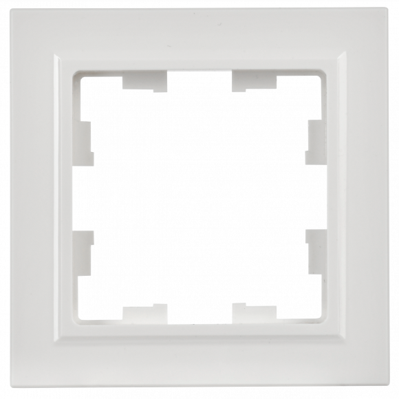 IEK BRITE Рамка 1-местная РУ-1-БрБ белый , BR-M12-K01