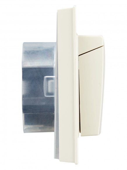 IEK BRITE Розетка 2-местная с заземлением с защитными шторками и крышкой 16А в сборе IP44 РСбш12-3-44-БрКр бежевый , BR-R26-16-44-K10-F