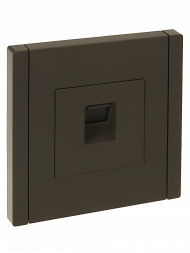 FORTE&PIANO Розетка компьютерная RJ45 кат.5E FP332 серый , FP-K10-1-K03