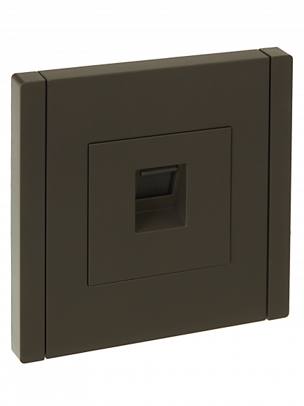 IEK FORTE&PIANO Розетка компьютерная RJ45 кат.5E FP332 серый IEK, FP-K10-1-K03