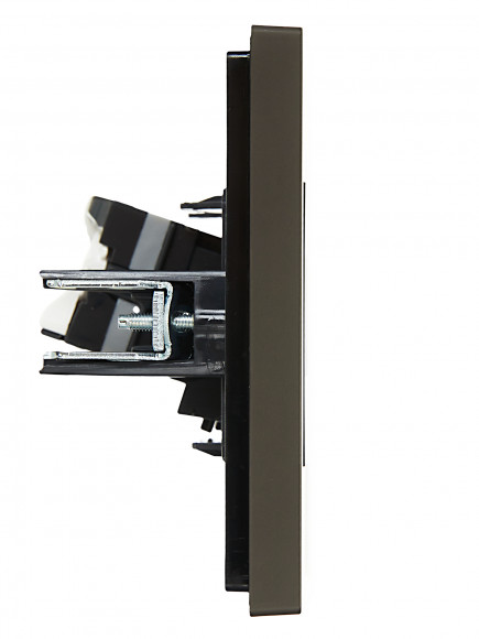 IEK FORTE&PIANO Розетка компьютерная RJ45 кат.5E FP332 серый , FP-K10-1-K03