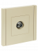 IEK FORTE&PIANO Розетка TV проходная FP429 ваниль , FP-A10-P-K10