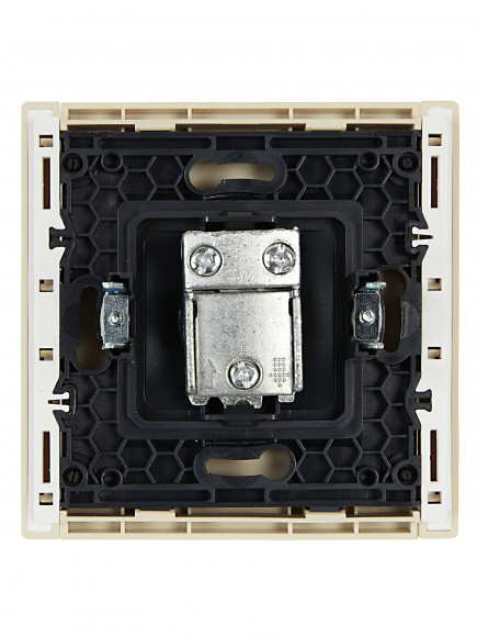 IEK FORTE&PIANO Розетка TV проходная FP429 ваниль , FP-A10-P-K10