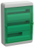 IEK TEKFOR Корпус пластиковый КМПн-54 IP65 зеленая прозрачная дверь IEK, TF5-KP72-N-54-65-K03-K06
