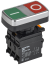 IEK Кнопка "I-O" с подсветкой d=22мм 1NO+1NC MASTER IEK, MI-BT60-11DR-3-11-K51