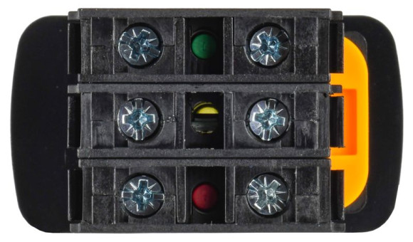 IEK Кнопка "I-O" с подсветкой d=22мм 1NO+1NC MASTER IEK, MI-BT60-11DR-3-11-K51